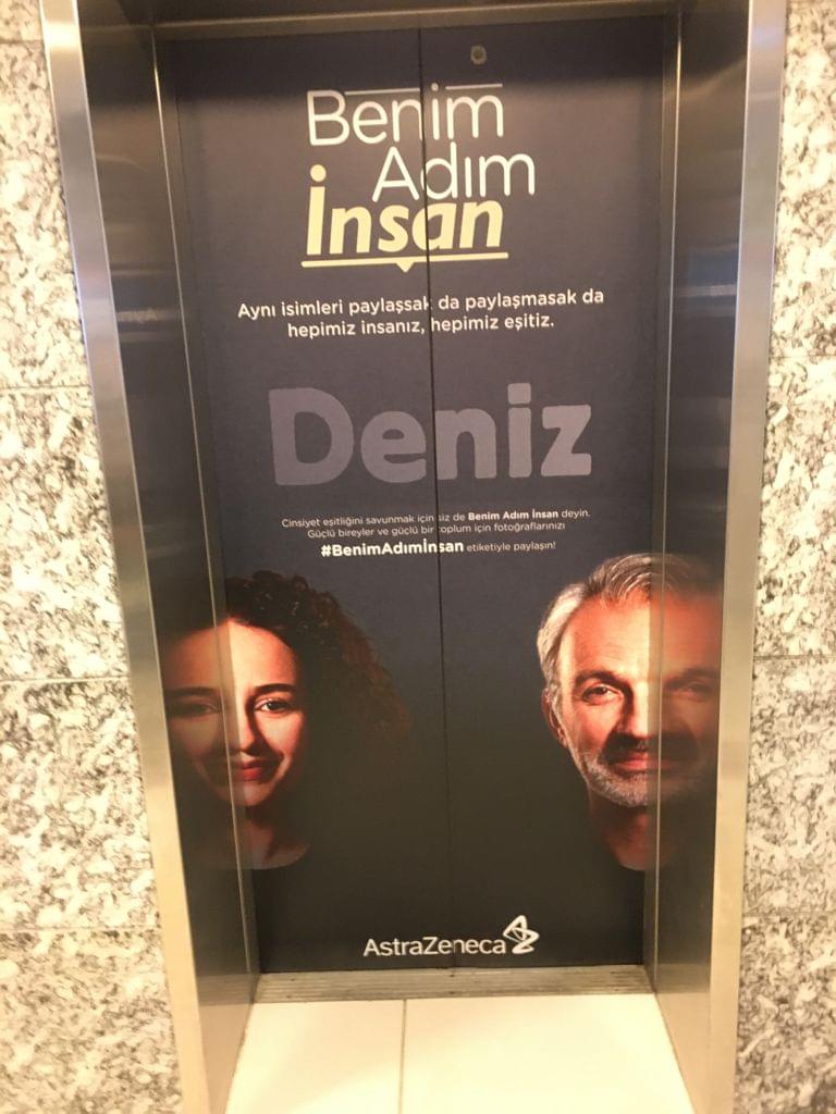 Asansör Duvar Geri Dönüşüm Giydirme